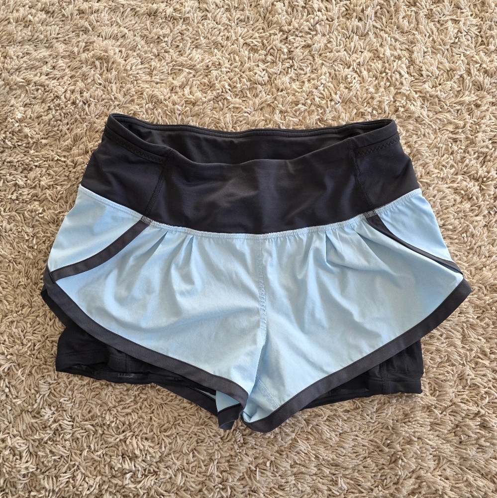 Women's Two-Tone Athletic Shorts